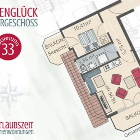 Apartmán Duenenglueck, 33 *